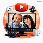 picture or gav and em in a youtube video with listening audio